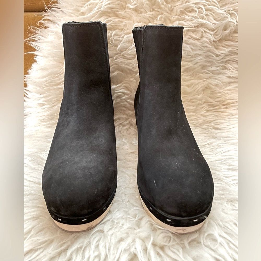 LOFT CLOG BOOTIES IN BLACK SUEDE 8.5 - Picture 2 of 8